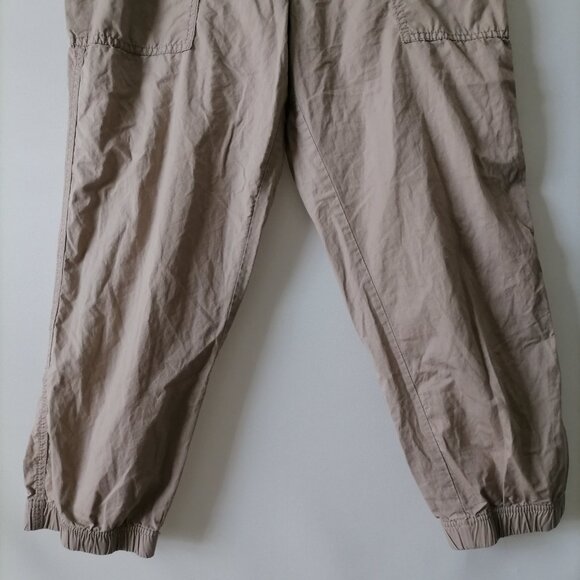 Michael Michael Kors Womens Beige Zipped Pocket Tapered Leg Capri Pant Size 8 - Picture 4 of 8